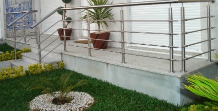 Grades em inox para exterior